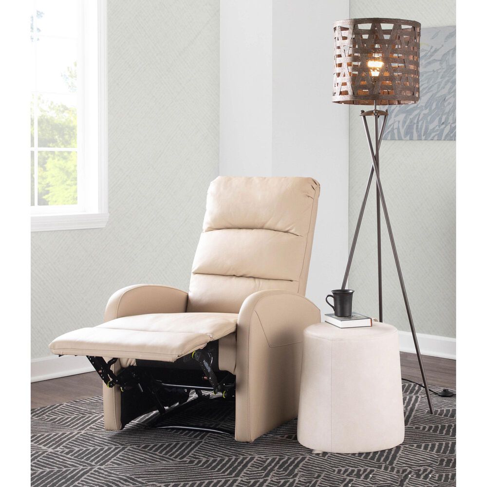 Lumisource Dormi Recliner Chair in Beige, , large