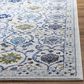 Safavieh Evoke EVK210C-3 3" x 5" Ivory/Blue Area Rug, , large