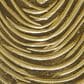 Maple and Jade Abstract Teardrop Decorative Sculpture in Satin Gold and Black, , large