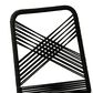 Southern Enterprises Padko Outdoor Rope Chair in Black (Set of 2), , large