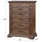 New Heritage Design Mar Vista Chest in Brushed Walnut, , large