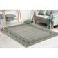 Radici USA Davide Southwestern 7"10" x 10"6" Green Area Rug, , large