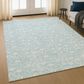 Dalyn Rug Company Soft Essentials Floral Sky 8" x 10" Indoor/Outdoor Area Rug, , large