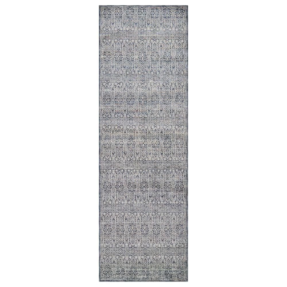 Amber Lewis x Loloi Zuma 2"7" x 7"9" Denim and Ivory Runner, , large