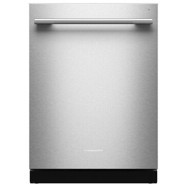 KitchenAid 24" Third Level Jet Rack Dishwasher with 40+ Total Wash Jets and Bar Handle in PrintShield Stainless, , large