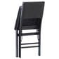 Linon Home Decor Norway Folding Chair in Black, , large