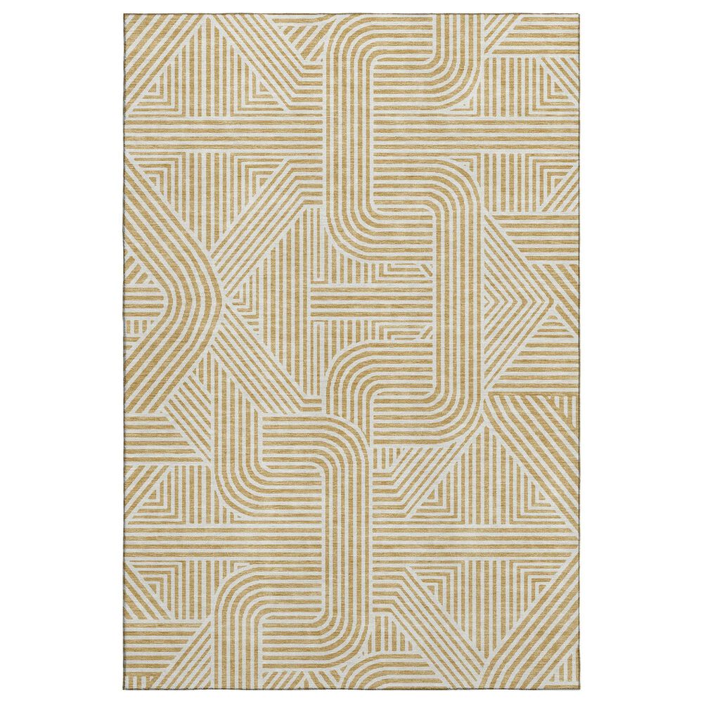 Dalyn Rug Company The Reserve TR14 Gold 9" x 12" Indoor/Outdoor Area Rug, , large