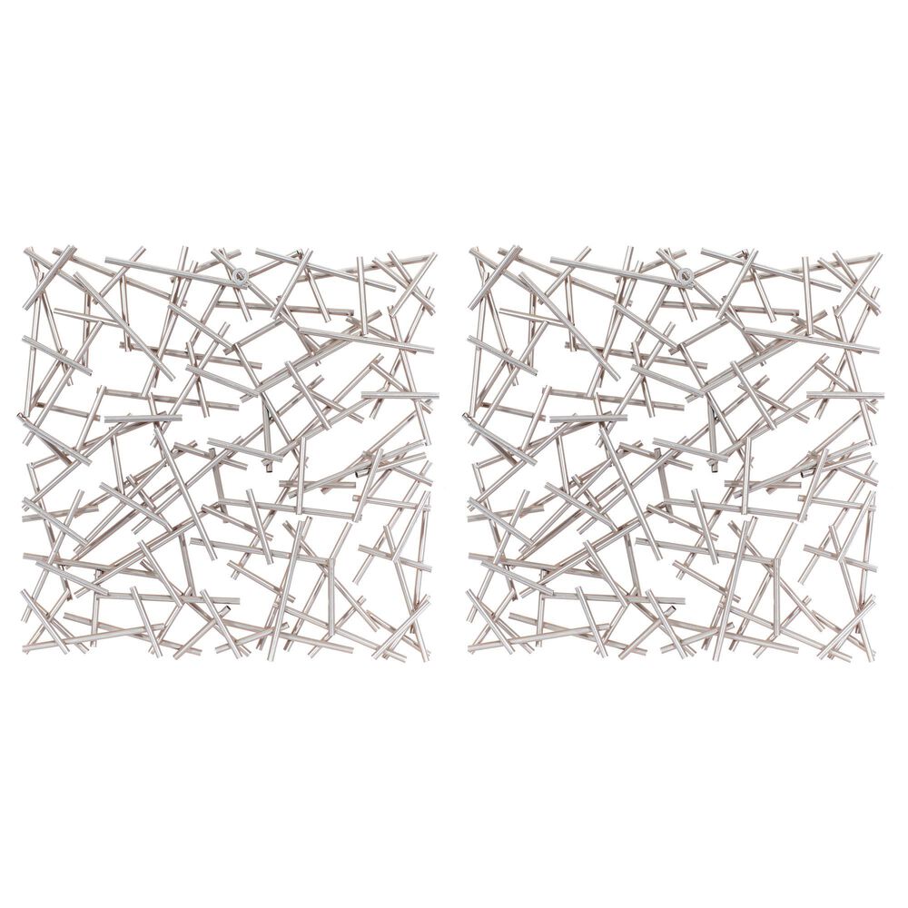 Maple and Jade 20&quot; x 20&quot; Wall Decor in Copper &#40;Set of 2&#41;, , large