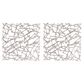 Maple and Jade 20" x 20" Wall Decor in Copper (Set of 2), , large