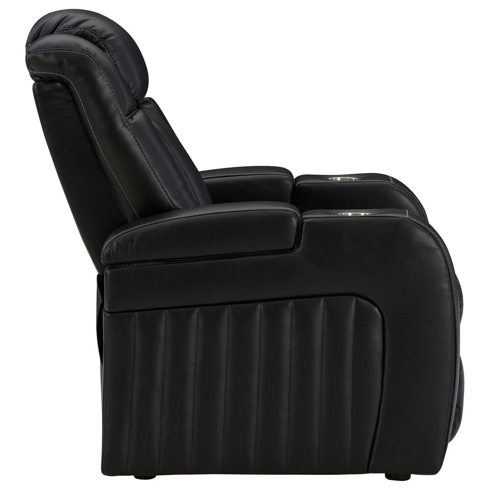 Ashley Caveman Den 3-Piece Power Reclining Living Room Set in Midnight, , large