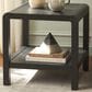 Safavieh Omara 1-Shelf Side Table in Black, , large