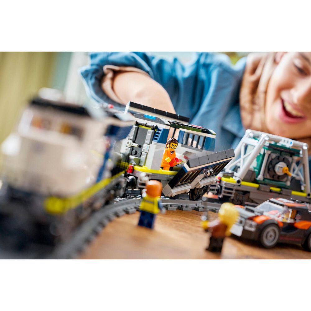 LEGO City Police Train Heist Building Set, , large