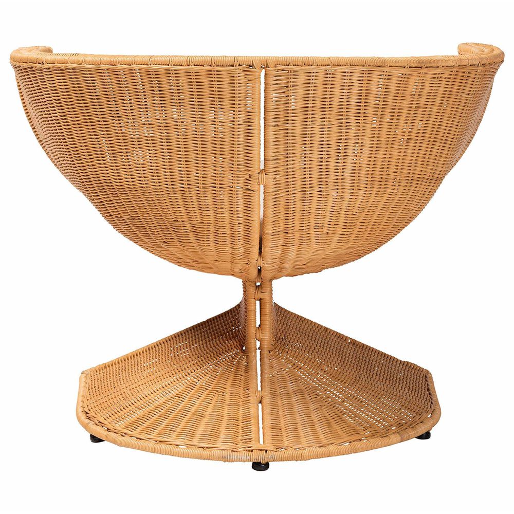 Baxton Studio Tulip Lounge Chair in Neutral, , large
