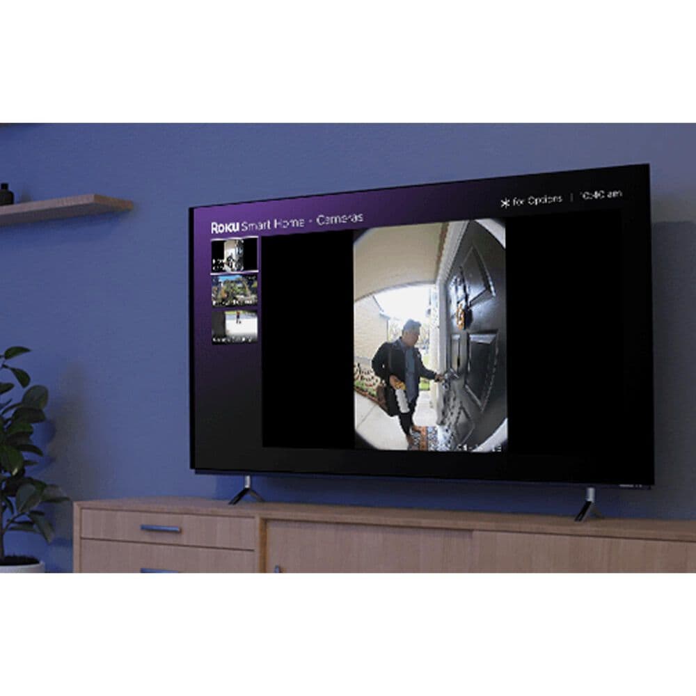 Roku Video Doorbell and Chime with 1080p HD Night Vision in White, , large