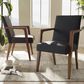 Baxton Studio Andrea Lounge Chair in Dark Grey (Set of 2), , large