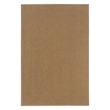 Oriental Weavers Karavia 2068X 2"5" x 4"5" Tan Outdoor Rug, , large