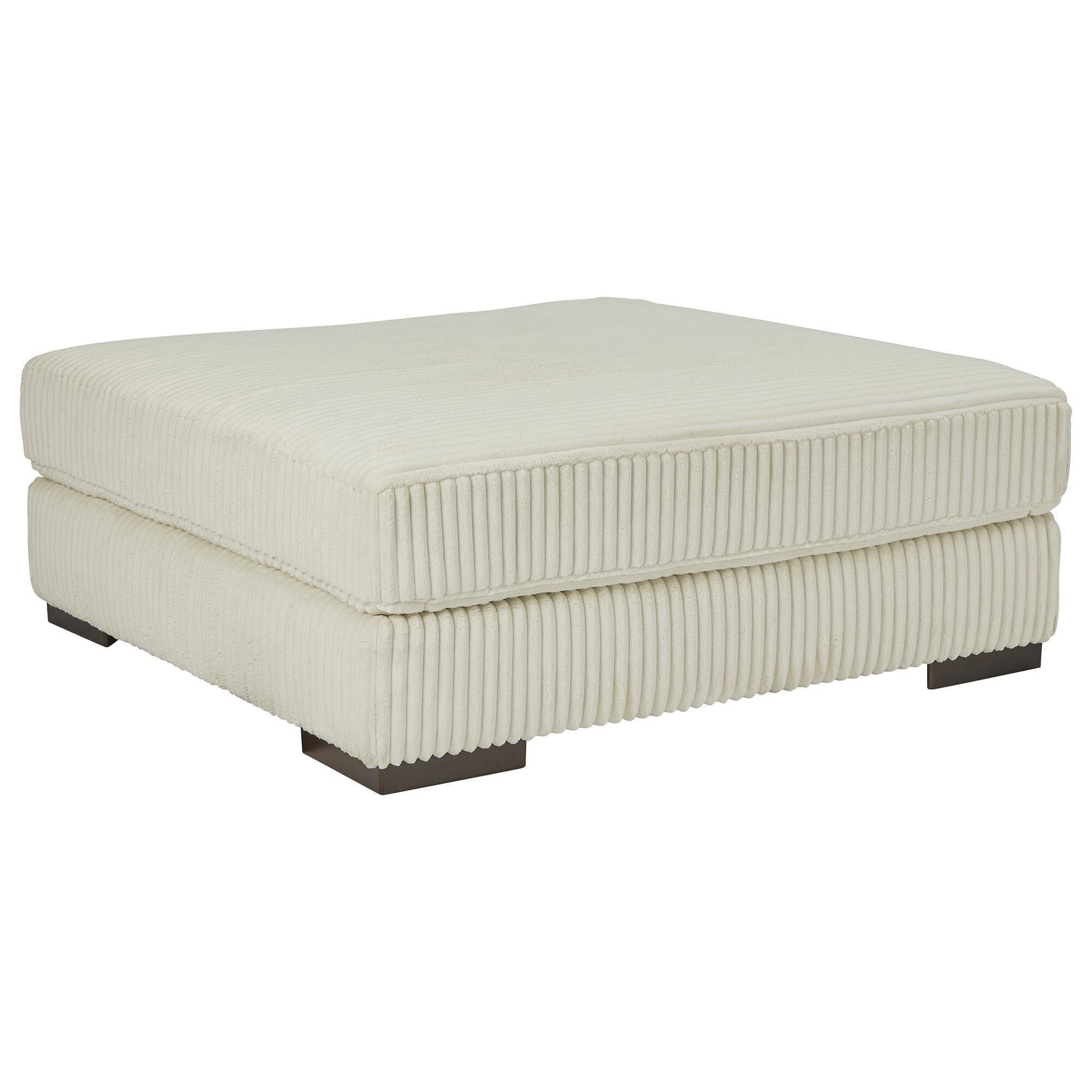 Ivory ottoman clearance