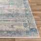 Surya Solar 3" x 9"10" Gray, Teal, Dark Blue, Light Gray, Charcoal and Mustard Runner, , large