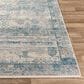 Surya Solar 3" x 9"10" Gray, Teal, Dark Blue, Light Gray, Charcoal and Mustard Runner, , large