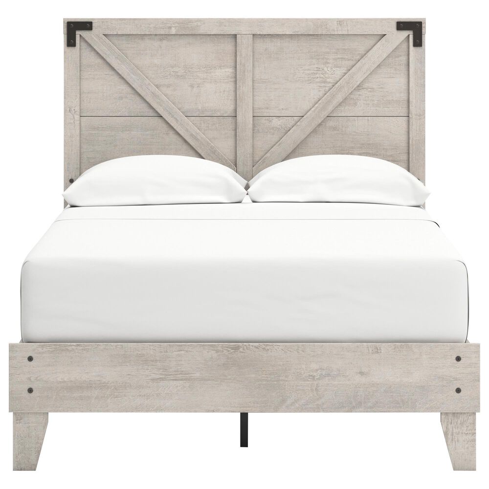 Ashley Shawburn Full Platform Bed in Gray, , large