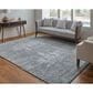Feizy Eastfield 69A5F 8" x 10" Blue and Silver Area Rug, , large