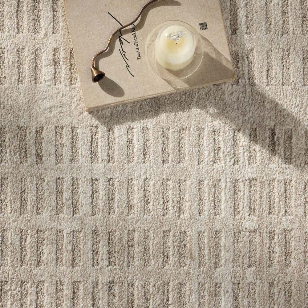 Amber Lewis x Loloi Monty 4&#39; x 6&#39; Ivory and Beige Area Rug, , large