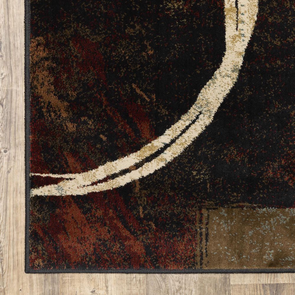 Oriental Weavers Hudson 2544B 1&#39;10&quot; x 7&#39;6&quot; Multi-Colored Runner, , large