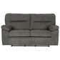 Ashley Bindura Manual Reclining Glider Loveseat in Mineral, , large