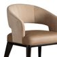 Alder & Tweed Lawson Arm Chair with Golden Latte Cushion in Medium Cinder, , large