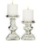 Maple and Jade 9" Traditional Candle Holder in Silver (Set of 2), , large