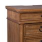 Ashley Rowlenstown King Panel Bed with Two Nightstands in Brown, , large