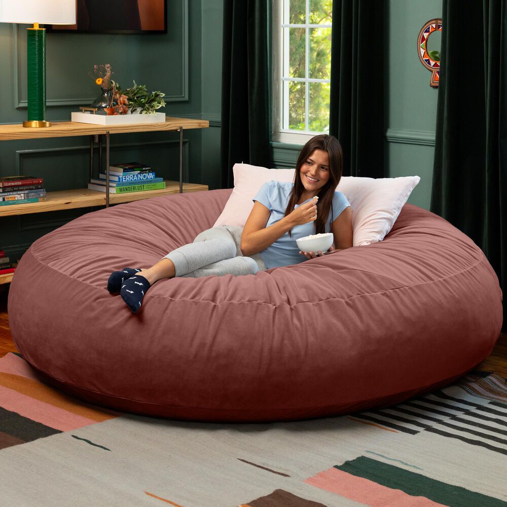 Jaxx Cocoon XL 7&#39; Bean Bag Chair in Mauve, , large
