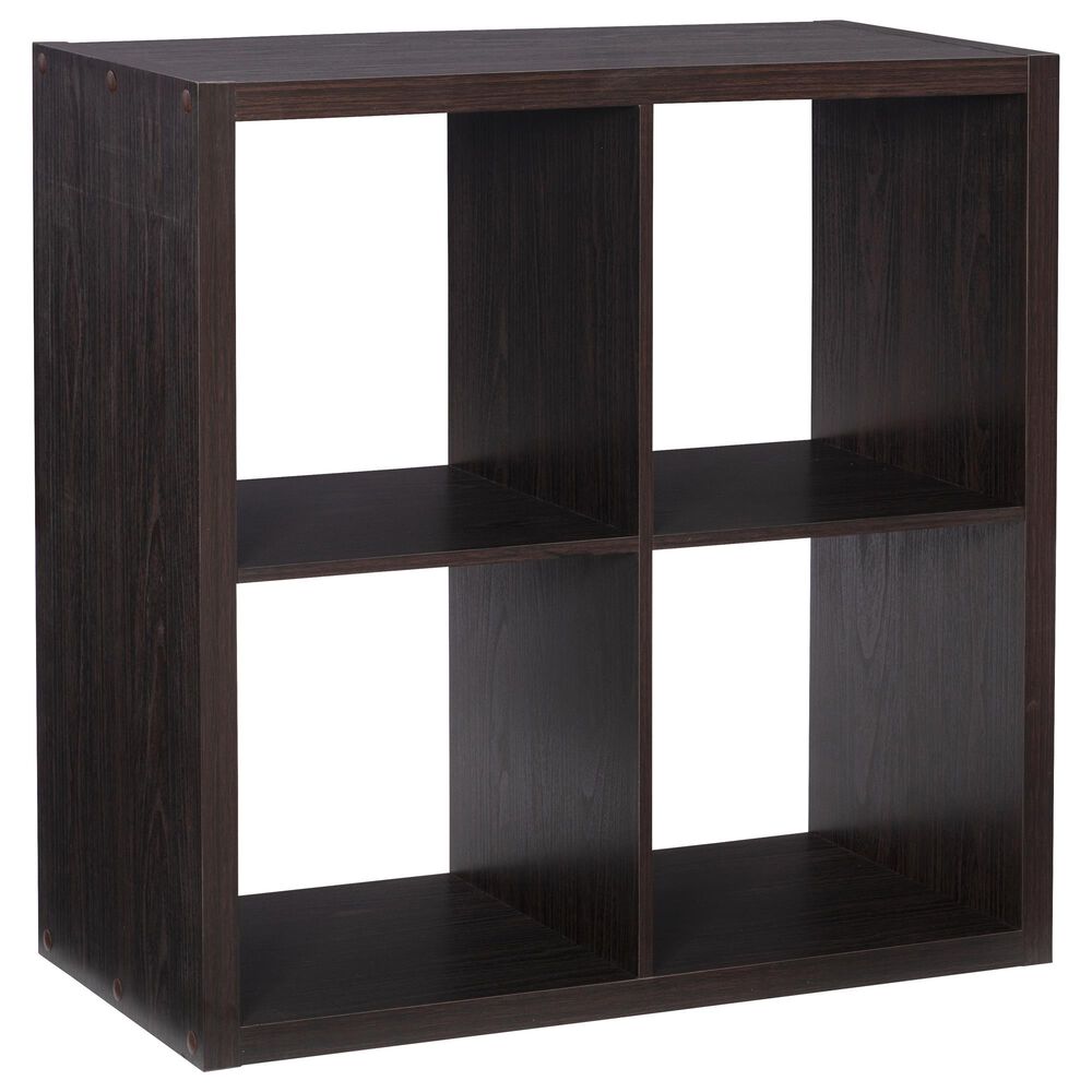 Linon Home Decor Galli 4-Shelf Bookcase in Espresso, , large