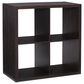Linon Home Decor Galli 4-Shelf Bookcase in Espresso, , large