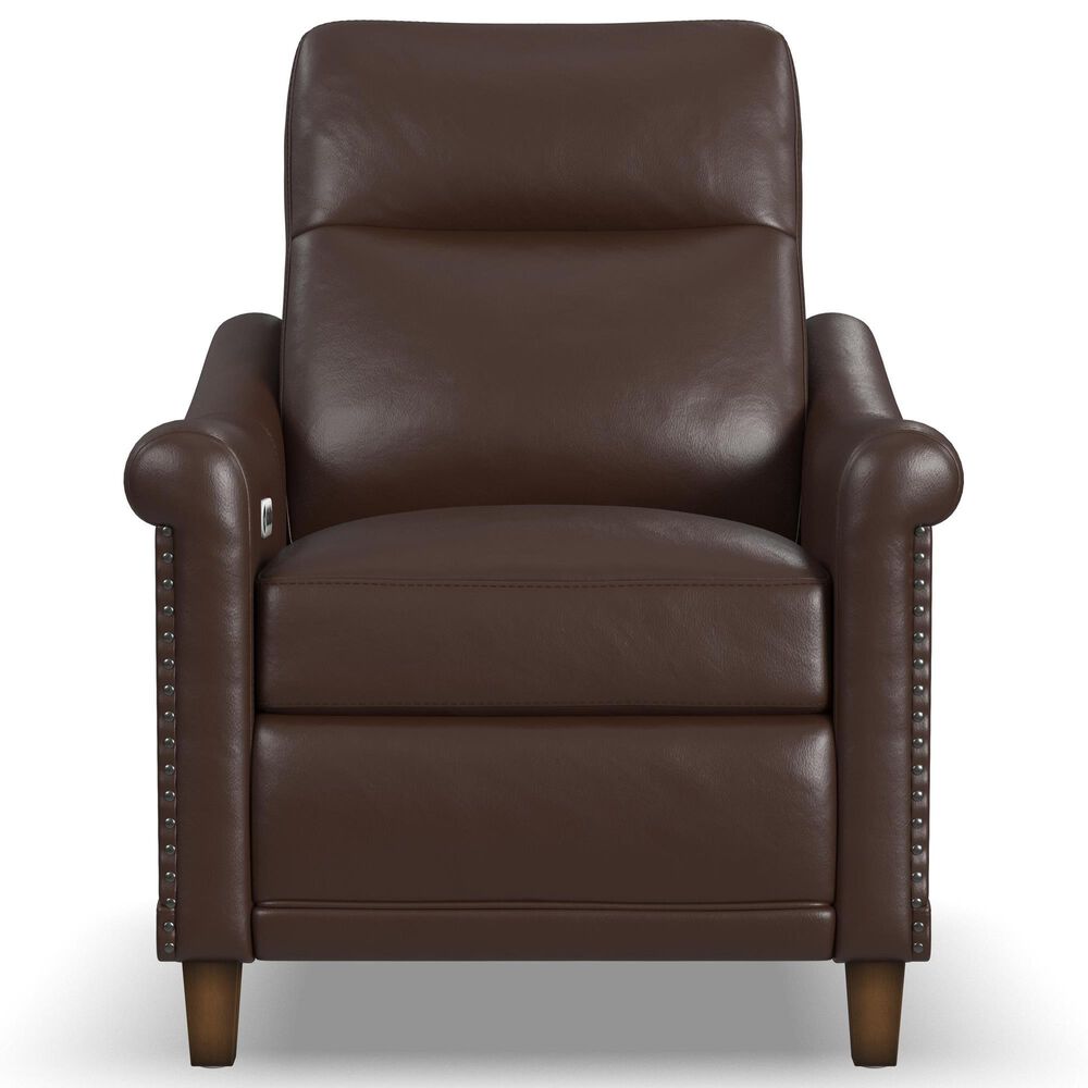 Flexsteel Elizabeth Power Recliner in Brunette, , large