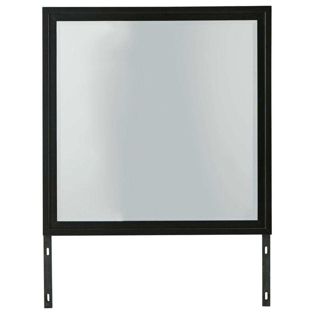 Ashley Kraeburn Bedroom Mirror in Satin Black, , large