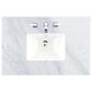 James Martin Vanities Amberly 48" Single Bathroom Vanity in Walnut with 3 cm Carrara White Marble Top and Rectangular Sink, , large