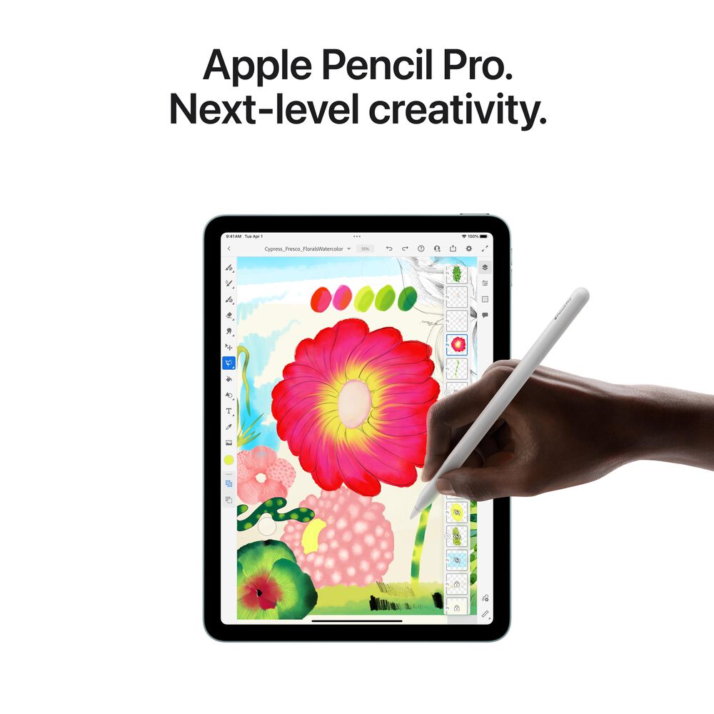 Apple 13-Inch iPad Air M3 Chip Wi-Fi + Cellular 1TB in Space Gray &#40;Latest Model&#41;, , large