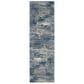 Safavieh Evoke EVK272A 2"2" x 11" Navy and Ivory Runner, , large