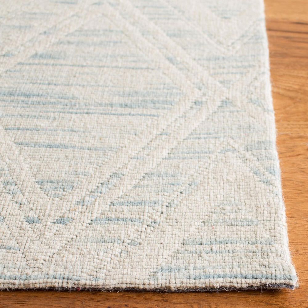 Safavieh Marbella Geometric 6&#39; x 9&#39; Light Blue and Ivory Area Rug, , large