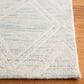 Safavieh Marbella Geometric 6" x 9" Light Blue and Ivory Area Rug, , large