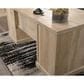 Sauder Aspen Post Executive Desk in Prime Oak, , large