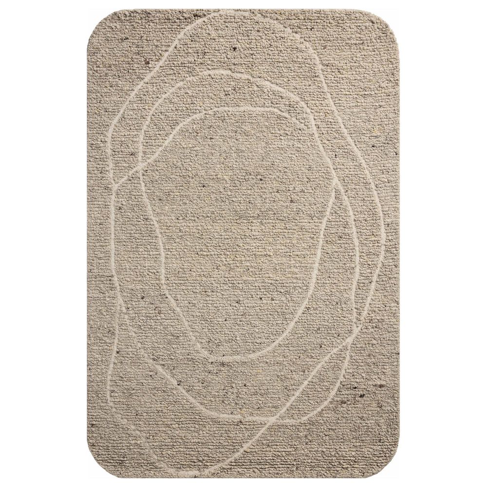Loloi Otis Oatmeal and Ivory 8&#39;6&quot; x 11&#39;6&quot; Area Rug, , large