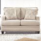 Signature Design by Ashley Claredon Loveseat in Linen, , large