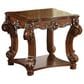 HOMLUX Vendome Square End Table in Cherry, , large