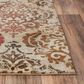 RIZZY Gossamer 5" x 8" Beige, Brown and Rust Area Rug, , large