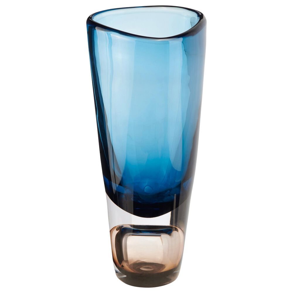 Slatehouse Renner Large Vase in Blue and Brown, , large