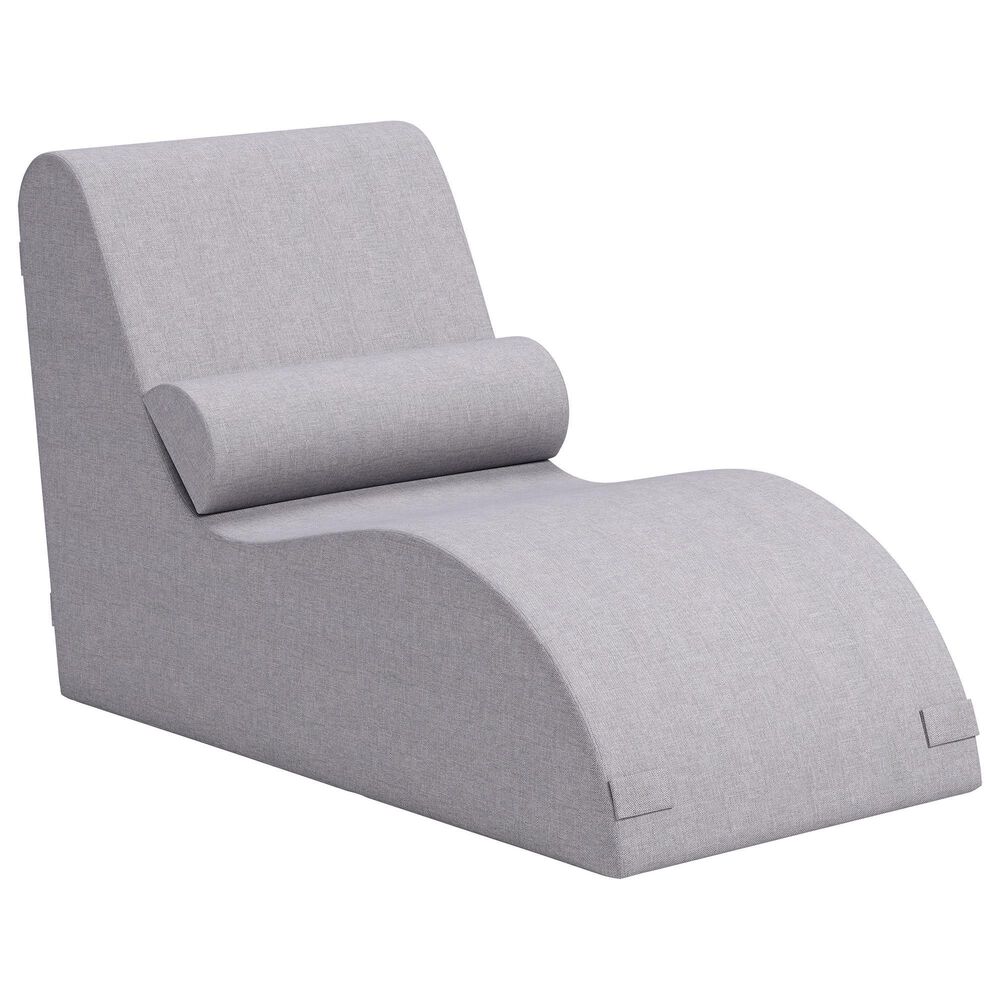 Zuo Modern Luanda Patio Chaise Lounge Chair in Gray, , large