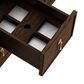 James Martin Kinnsden 72" Double Bathroom Vanity in Sable Oak with 3 cm Victorian Silver Silestone Top and Rectangular Sinks, , large