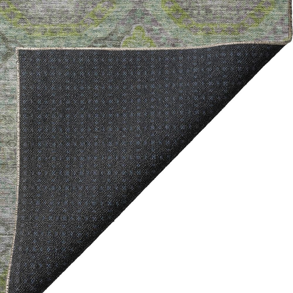 Dalyn Rug Company Karaj KJ6 1&#39;8&quot; x 2&#39;6&quot; Olive Indoor/Outdoor Area Rug, , large